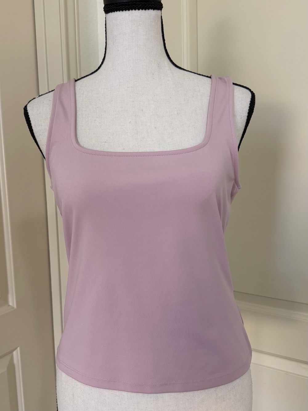 H&M Lilac Square-Neck Tank Top